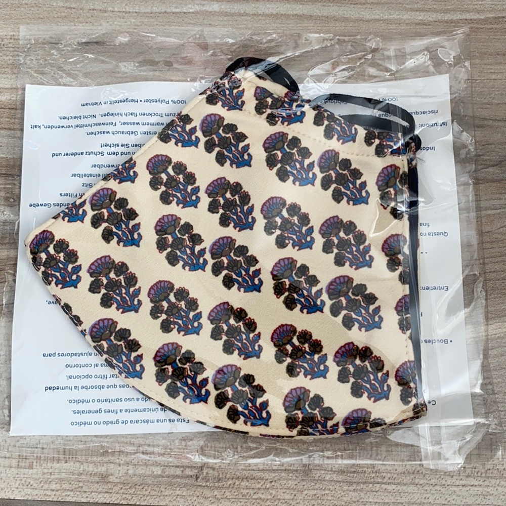 ❤️ Tory Burch Floral Printed Face Mask New